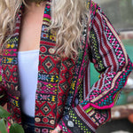 Oversized boho unisex trench coat styled in streetwear look