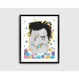 Harry Styles Portrait Fine Art Print | 11 x 14 - 11 x