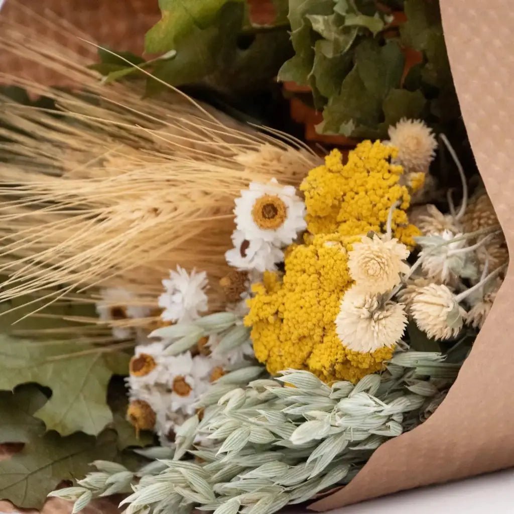 Harvest Yarrow and Chamomile Bouquet - The Boho Depot