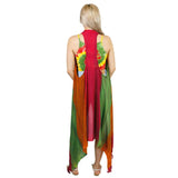 Hashtag Maxi Fringed Vest: One Size / Sage