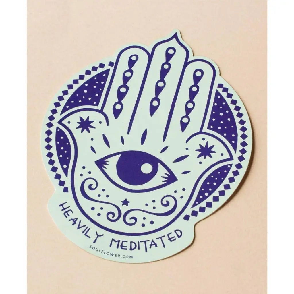Heavily Meditated Sticker