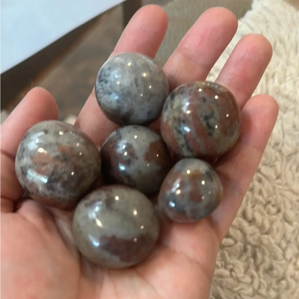 Hematite Quartz Mini Spheres