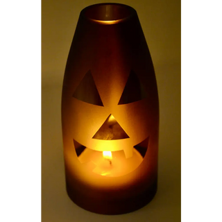 Hippie Glass - Halloween Candle Covers Made from Recycled