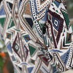 Sustainable cotton bohemian hippie trench coat unisex design