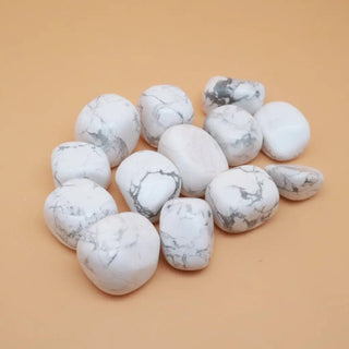 Howlite Crystal Tumbled Stone - Crystals