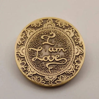 I Am Love Mantra Medallion - The Boho Depot