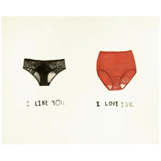 'I Like You, I Love You' Art Print - The Boho Depot