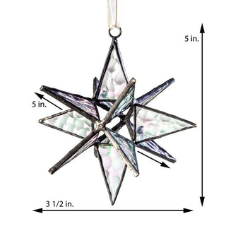 Moravian Star Ornament - Stained Glass