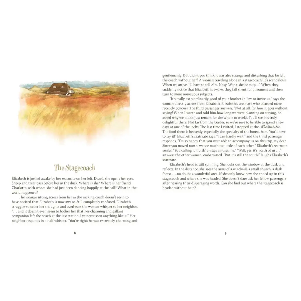 Jane Austen Escape Room Book; Hardcover 120 pages