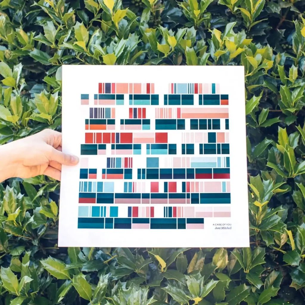 Joni Mitchell A Case Of You Print | 12 x 12 - 12x12’’