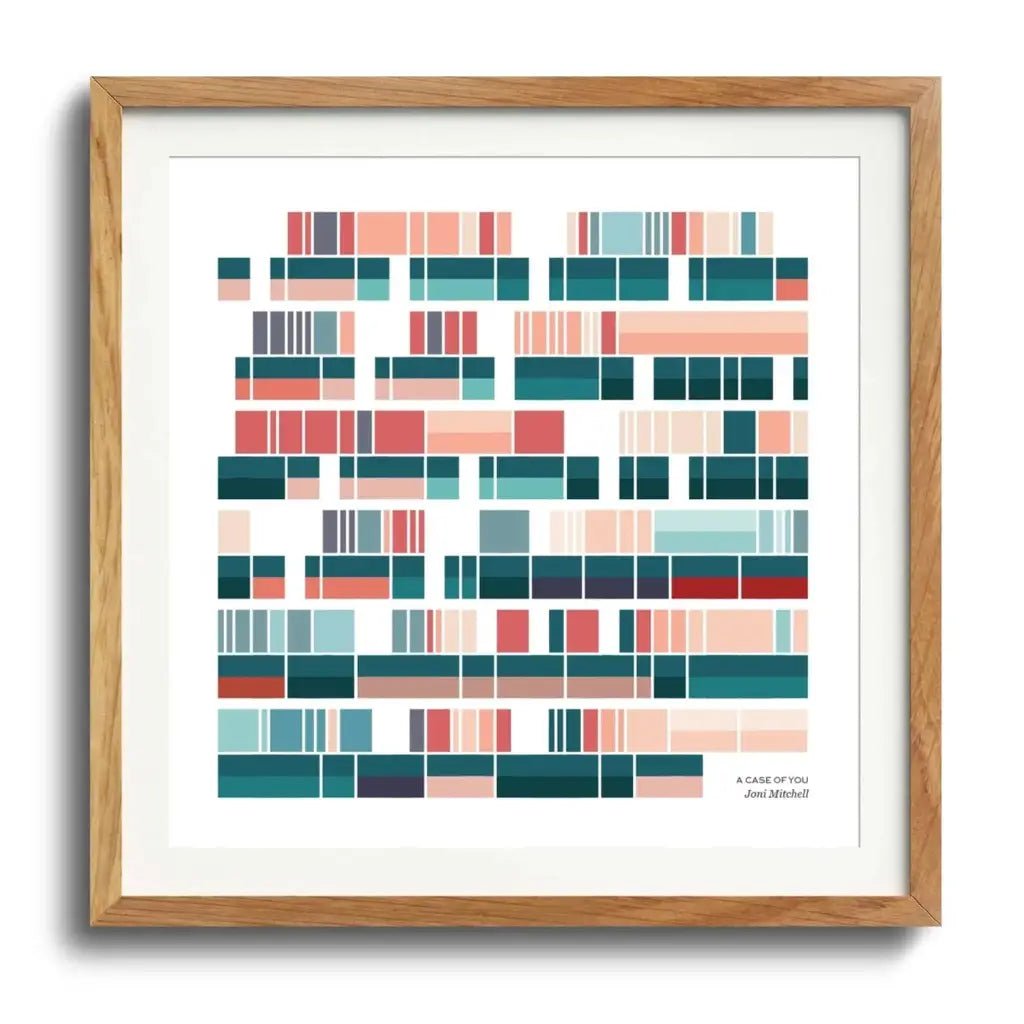 Joni Mitchell A Case Of You Print | 12 x 12 - 12x12’’