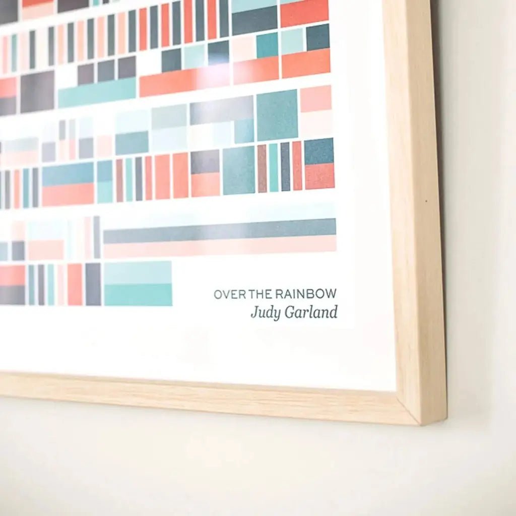 Judy Garland Over The Rainbow Print | 12 x 12 - 12x12’’