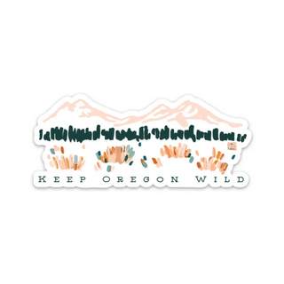 Keep Oregon Wild Three Sisters Bend Oregon Sticker