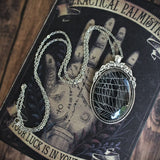 Real Spider Web Necklace