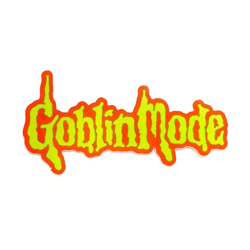 Goblin Mode Spooky Goosebumps Vinyl Sticker