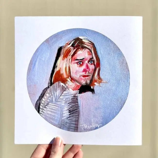 Kurt- 8x8 Art Print - by Tyler Darling