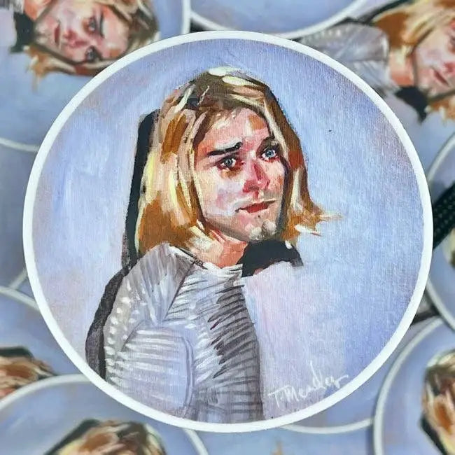 Kurt Sticker by Tyler Darling