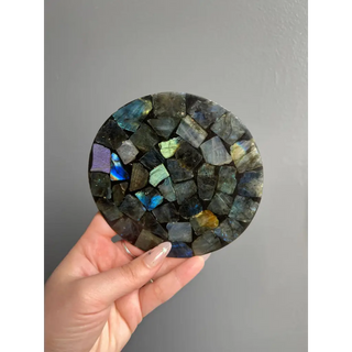 Labradorite Crystal Disc