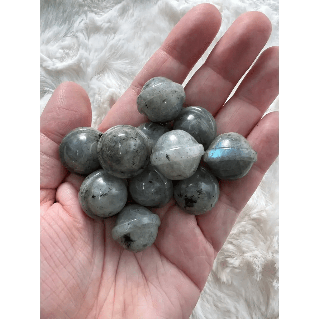 Labradorite Crystal Mini Planet - The Boho Depot