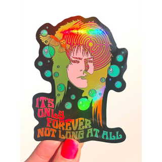 Labyrinth David Bowie Hologram Sticker 3 Inch