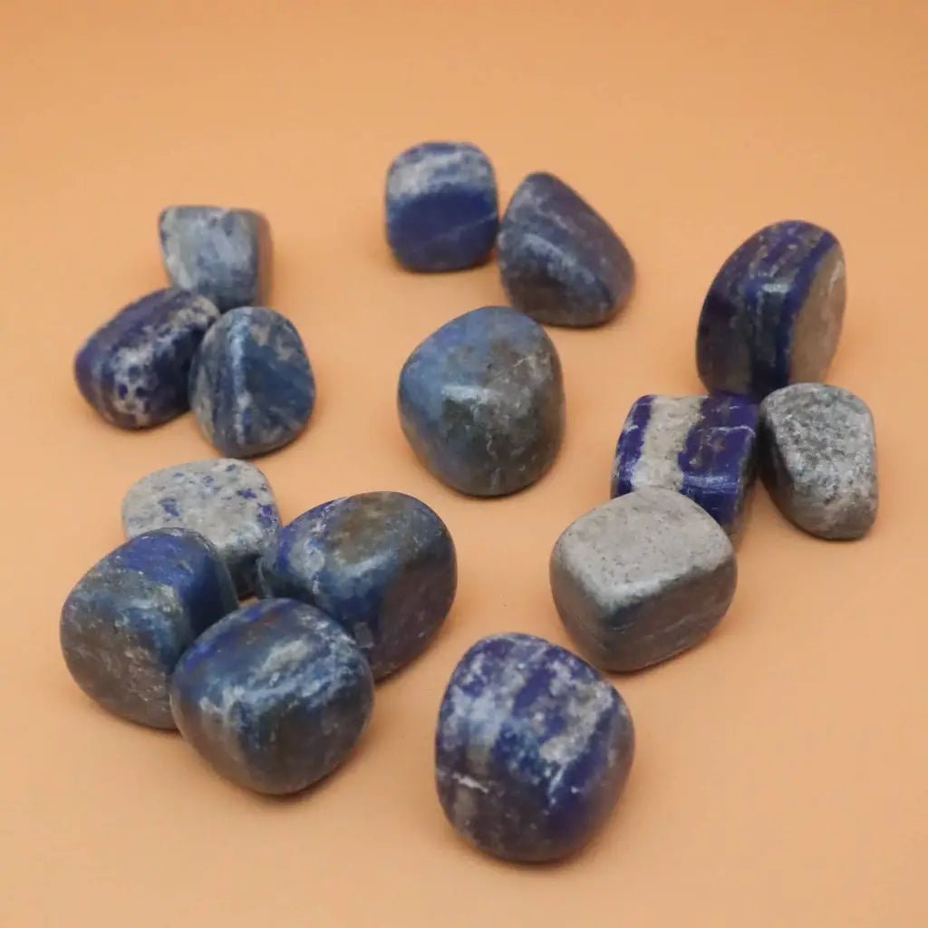 Lapis Lazuli Crystal Tumbled Stone - The Boho Depot