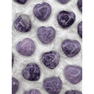 Lepidolite Crystal Heart