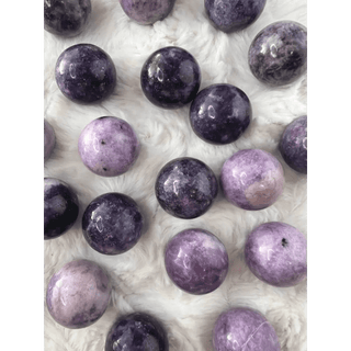 Lepidolite Crystal Sphere