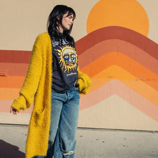 Kira Soho Mustard Cardigan