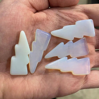 Lightning Bolts Assorted Gemstones 1 Inch - Opalite