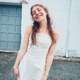 cute summer boho festival white dress