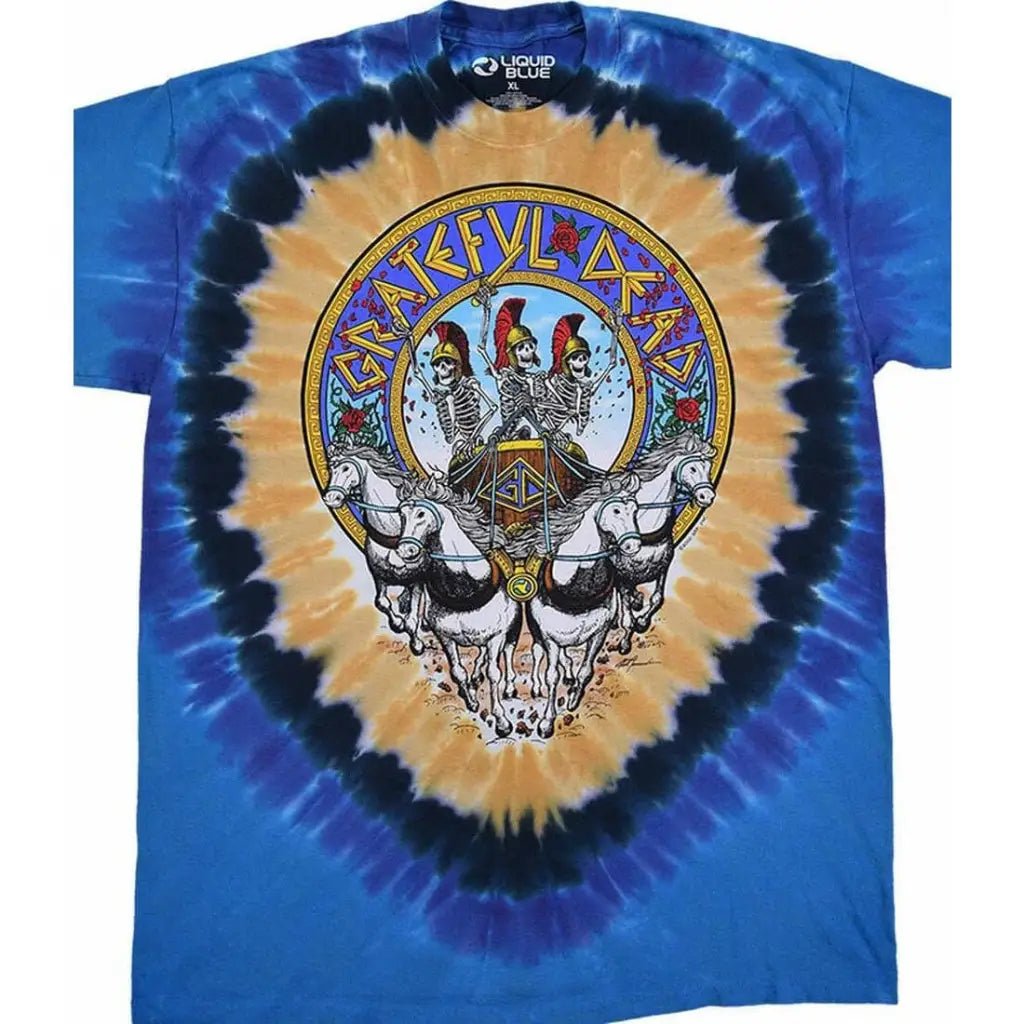 Liquid Blue: Chariot TD Grateful Dead T Shirt - Small