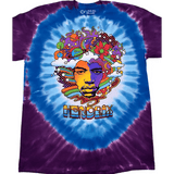 Liquid Blue Jimi Hendrix Tie-Dye T-Shirt - Small