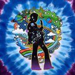 Liquid Blue Jimi Hendrix Tie-Dye T-Shirt