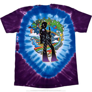 Liquid Blue Jimi Hendrix Tie-Dye T-Shirt