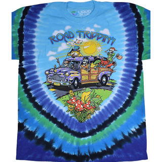 Liquid Blue Road Trippin Grateful Dead T-Shirt