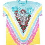Liquid Blue Rose Garden Grateful Dead Unisex T-Shirt - XL