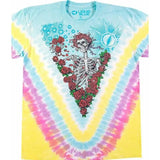 Liquid Blue Rose Garden Grateful Dead Unisex T-Shirt - XL