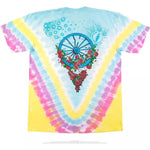 Liquid Blue Rose Garden Grateful Dead Unisex T-Shirt