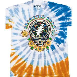 Liquid Blue SYF Day Of The Dead Tie-Dye Grateful Dead