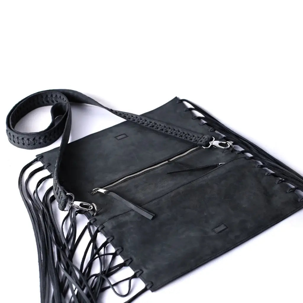Lita Convertible Leather Clutch/Crossbody