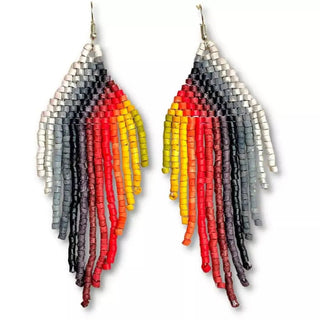 Clay Beaded Earrings - Tikal - earrings