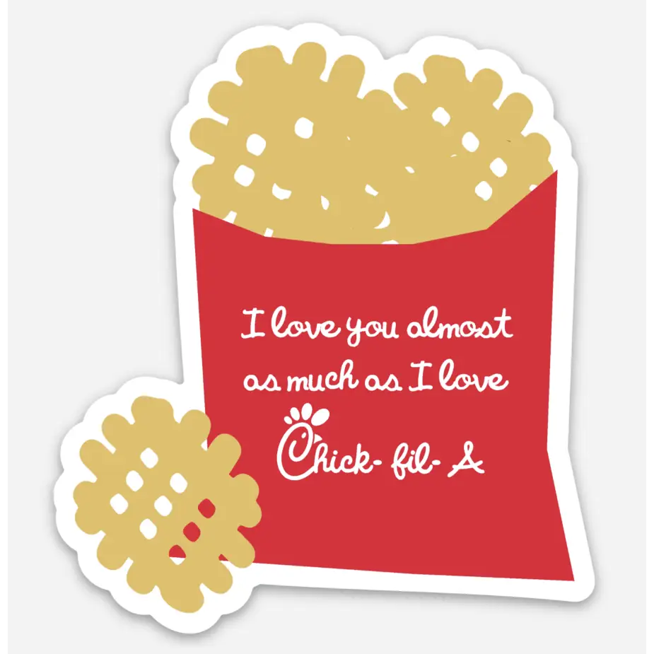 Love for Chick - fil - A Sticker