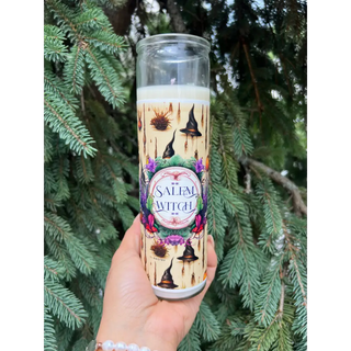 Salem Witch Crystal Prayer Candle