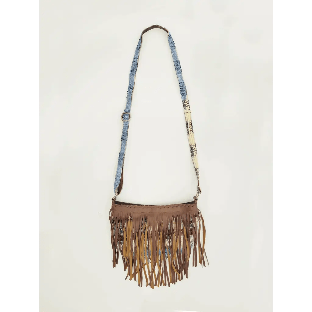 Maple Woven Cotton Crossbody Bag