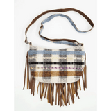 Maple Woven Cotton Crossbody Bag