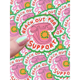 Mental health/support waterproof sticker