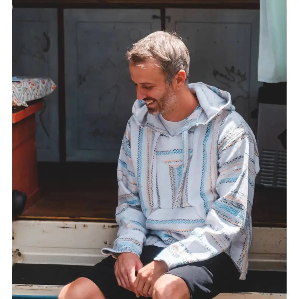 Baja poncho hoodie clearance