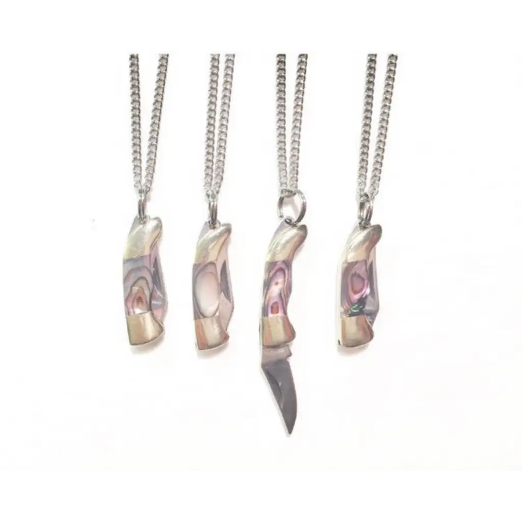 Mini Knife Necklace: 18 inches