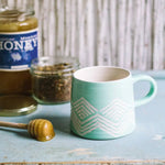 Mint Imprint Stoneware Mug | 12 oz