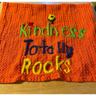 Kindness Totally Rocks Kitchen Towel